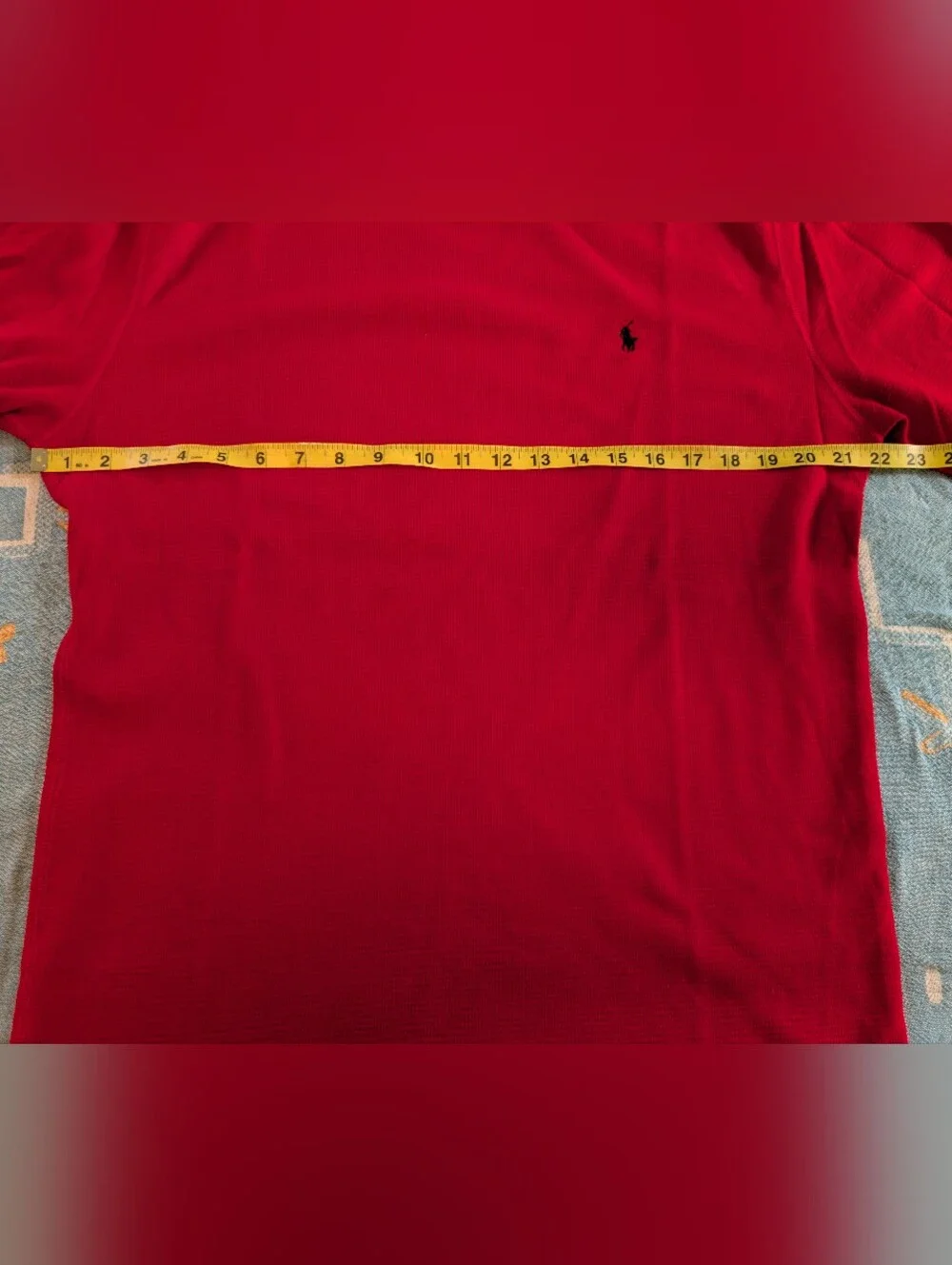 Polo Ralph Lauren Sleepwear Red Long-Sleeve Shirt Men's Medium